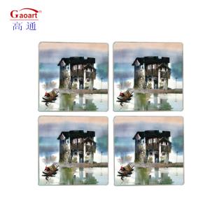 China Morden Style Clear Chopping Blank Tool Cutting Board For Kitchen Wine Glass Coaster factory