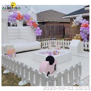 China Indoor Soft Play Equipment Children White Party Event Birthday Ball Pit factory