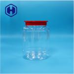 Oval PET Plastic Nuts Candies Pepper Cookies Biscuits Dried Food Jar Screw Top