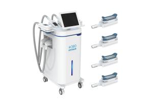 China Professional Body Fat Freezing Machine Cryo 360 Cryolipolysis Slimming Machine 4 Cryo Handles Can Work Together factory