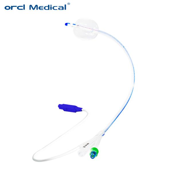 Disposable Silicone Medical Thermometric Urethral Foley Catheter With Temperatur