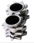 Nitriding Extruder Screw Elements , Extrusion Machine Parts For Toshiba