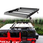 18-23 Wrangler Rubicon Jeep Roof Rack Basket Aluminum Alloy and Lightweight