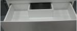 MDF Bathroom Vanity,luxury modern high glossy lacquer cabinet,Double sink