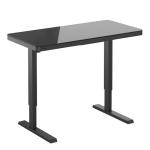 Wupro Adjustable Electric Dual Lifting Desk Black Glass Study Table 100 V/Hz 2