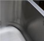 AMERICAN STANDARD USED LOWES SINGLE BOWL UNDERMOUNT HANDMADE STAINLESS STEEL