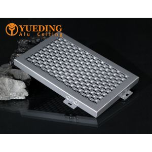 China Expanded Aluminum Mesh Panels Exterior Curtain Wall Cladding Customized Colored on sale China Expanded Aluminum Mesh Panels Exterior Curtain Wall Cladding Customized Colored on sale