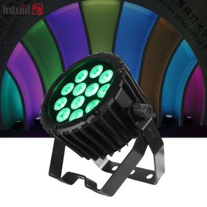 China LED Par 12x3W RGBW Full Color 4IN1 RGBW 4IN1 Party Par Light Led Flat Par Wall Washer Light factory