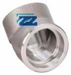 Socket Weld Steel Pipe Elbow 45 Degree 2 " 3000 # Alloy Steel A182 F91