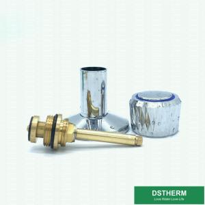 China Diamond Round Ppr Stop Valve Handle Top Parts With Brass Cartridges factory