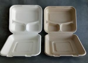 China 3 Compartment Biodegradable Disposable Microwave Fast Food Container factory