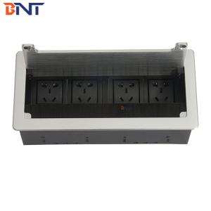 China gold table flip up outlet with four universal power interface BF802 factory