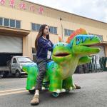 Realistic Robotic Dinosaur Ride Customized Animatronic Dinosaur Remote Control