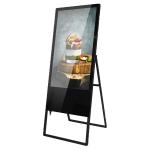 Loop Indoor Advertising LCD LED Display Screen Floor Standing 43 Inch TFT Non
