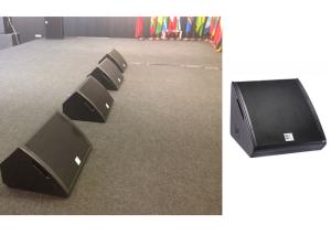 China Wedge Active Stage Monitor Speakers 350WATT RMS Plywood Cabinet factory