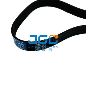 China 8PK1230 Alternator Cooling Fan Belt Excavator Spare Parts Belt 6743-61-3710 For Excavator PC300-7 factory