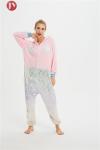 Soft Polyester Fluffy Flannel Fleece unicorn pijamas animal onesie for wholesale