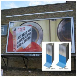 China Quick Post aluminium wall mounted trivision sign factory