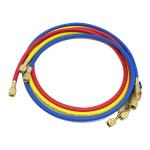 Flexible AC Gas Yellow HVAC Refrigerant Charging Hose R12 R22 R134a R410a