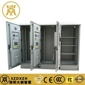 China 3 Bay Industrial And Commercial Outdoor Telecom Cabinets With Cooling factory