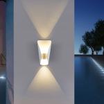 IP65 water proofing exterior wall lamps outdoor COB 6W led wall lights outside