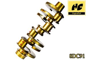 China Mitsubishi 8DC91 Diesel Engine Crankshaft Car Engine Spare Parts ME996186 factory