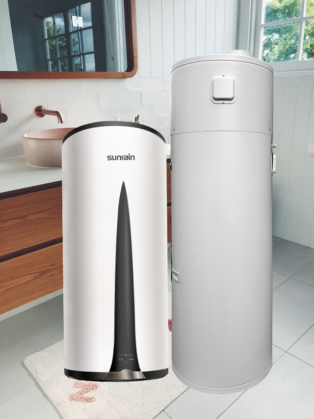 Europe Standard 50Hz Wall Mounted Heat Pump R134a 60L Water Heater