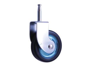China Iron + Plastic Material Furniture Caster Wheels Replacement Easy To Move factory