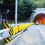Traffic Safety ISO EVA Buckets Rolling Guardrail PU PVC Roller Barrier For