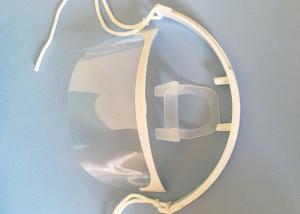 China FDA Clear Chin Supported Face Shield Under Chin Protective Nose Guard factory