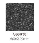 Antibacterial 600x1200mm Dark Gray Terrazzo Indoor Floor Baby Face Vintage
