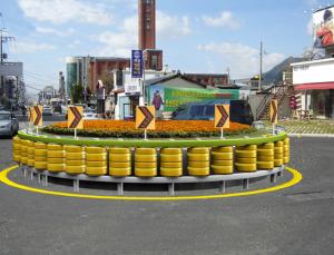 China Crash Barrier Highway Corrugated Plate Eva Roller Anti-Collision Guardrails Crash Barrier factory