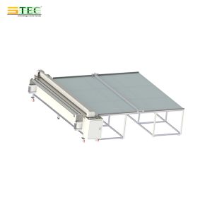 STEC Automatic zebra Windproof Roller Blinds Fabric Blind Curtain Cutting