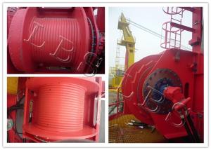 China Single Drum Electric Winch Machine 45kn 50kn Rated Load For Hoist And Marine factory