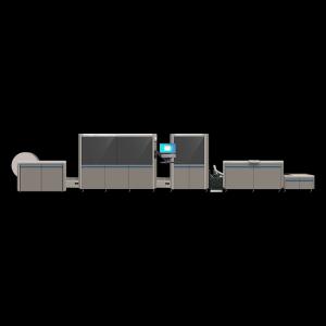 China Small Size Full Color Inkjet Printing Machine With 330mm Width factory