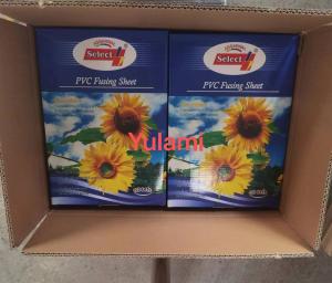 China PVC Fusing Sheets PVC Fusion Sheets with 0.3mm White Inkjet Printing Sheet and 0.10mm Coated Overlay From China factory