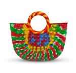 EN71 Colorful Silicone Pop It Fidget Toy Bag 20x32in For Women