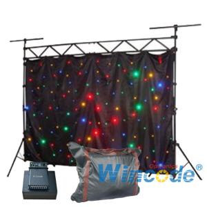 China DIY Flexible LED Curtain Dimming Effects 6 Channels Sound Active 2m X 3m factory