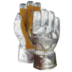 China Flexible Cowhide Leather Firefighting Proximity Gloves Tear Resistance factory