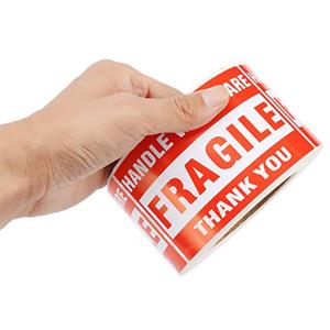 China Customized self adhesive glossy paper shipping label roll printable,Custom logo paper roll sticker printing factory