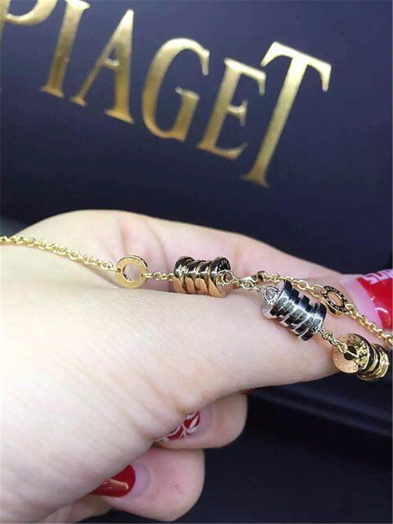 Bi 3 color spring Bracelet 18k gold white gold yellow gold rose gold Bracelet Jewelry factory in Shenzhen, China