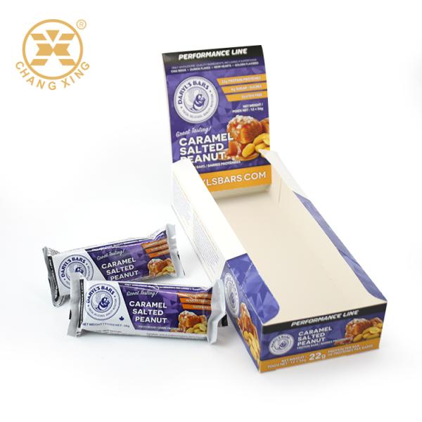 Custom Design Chocolate Bar Box with 250-350gsm Coated Paper for Eco-Friendly