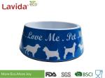 Light Weight Non - Odor Melamine Cat Food Bowls Mixed Color High Strength