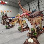 220V 380V Realistic Animatronic Dinosaur Parasaurolophus Model