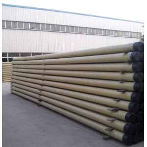 China GRE pipe- Low pressure aromatic amine cured pipe --fiberglass pipe on sale