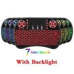 2.4G Wireless Mini Keyboard i8 with 7 colors backlit