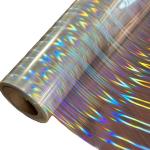 Sample A4 Size Transparent Holographic BOPP Film For Cold Lamination