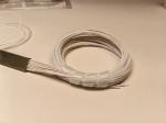 Bare 1x8 PLC Splitter Mini Tube 250um 0.9mm White Color Transparency 1m 1.5m