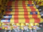 Orange Personnel Construction Safety Netting / Debris Net 40gsm - 200gsm