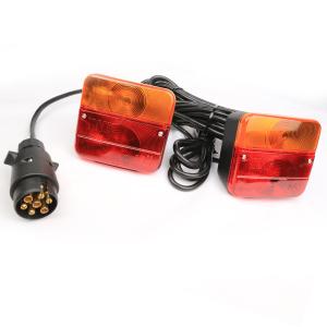 China Bright Color Waterproof Trailer Tail Lights With Round Plug OEM Easy Installation factory